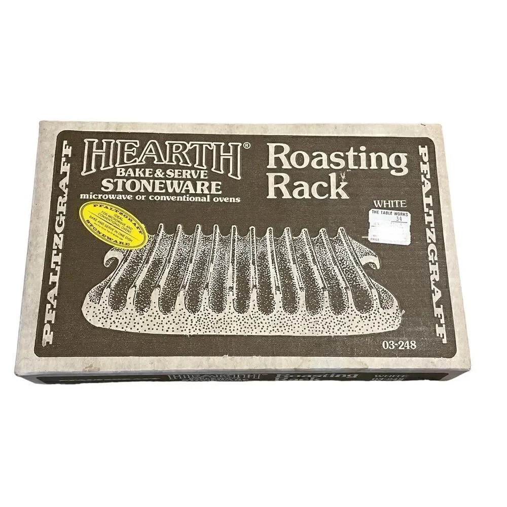 Stoneware Roasting Rack, Pfaltzgraff NWT